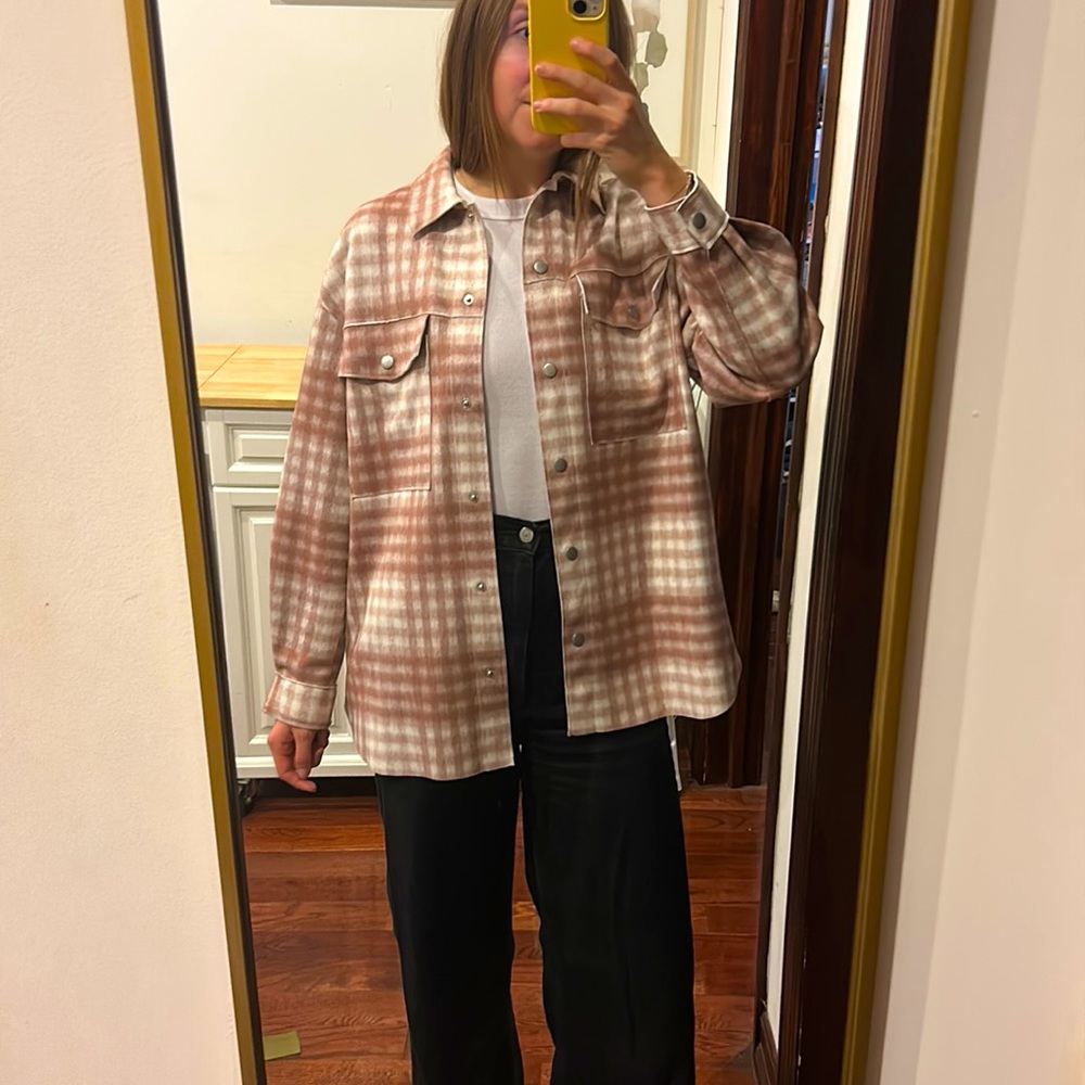 ZARA Plaid Overshirt